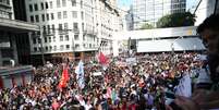 Concentração em frente ao MASP, na Avenida Paulista (SP)  Foto: Renato S. Cerqueira / Futura Press