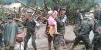 Ao menos 154 pessoas morrem em deslizamento na Colômbia  Foto: Exército da Colômbia / BBC News Brasil