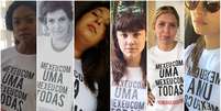 As globais Cris Vianna, Drica Moraes, Mariana Xavier, Alice Wegmann, Astrid Fontenelle (apresentadora) e Sophie Charlotte divulgaram imagens suas com camiseta de campanha  Foto: Reprodu&ccedil;&atilde;o/Instagram / BBC News Brasil