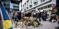 Homenagem às vítimas do ataque em Estocolmo  Foto: EFE