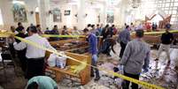 Explosão em igreja no egito deixa pelo menos 21 mortos  Foto: EFE