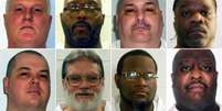 Os oito homens que o Arkansas pretendia executar em onze dias  Foto: Getty Images / BBC News Brasil