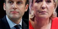 Emmanuel Macron obteve 24,01% dos votos no primeiro turno contra 21,3% de Marine Le Pen.  Foto: Reuters