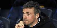 Restam apenas seis jogos para o fim desta primeira passagem de Luis Enrique no Barça (Foto: Lluis Gene / AFP)  Foto: Lance!