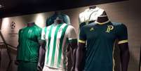 Nova linha de uniformes do Palmeiras  Foto: Reprodução / LANCE!
