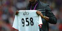 Bolt é torcedor do Manchester United  Foto: Getty Images