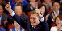 Liberal Moon Jae-in é favorito para vencer a eleição sul-coreana.  Foto: Reuters