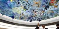 Sessão do Conselho de Direitos Humanos da ONU em Genebra; Brasil foi cobrado durante Revisão Periódica Universal  Foto: Reuters