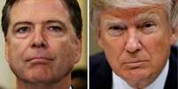 O presidente dos EUA, Donald Trump, ameaçou nesta sexta-feira o ex-diretor do FBI, James Comey, que foi demitido na terça-feira, caso vaze à imprensa as conversas que manteve com o mandatário do país.  Foto: Reuters