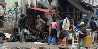 Cracolândia, no centro de São Paulo.  Foto: Oslaim Brito/Futura Press