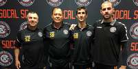 O paulista Daniel Musatti (segundo da direita para a esquerda) e sua equipe t&eacute;cnica.  Foto: Reprodu&ccedil;&atilde;o