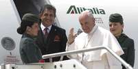 Papa Francisco embarca para Portugal  Foto: Reuters