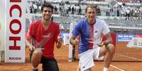 Marcelo Melo e Lukasz Kubot s&atilde;o campe&otilde;es em Madri  Foto: EFE
