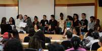 Formatura de estudantes das comunidades de Manguinhos, na zona norte do Rio  Foto: Agência Brasil