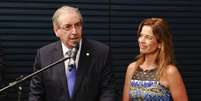 Eduardo Cunha e sua mulher, a jornalista Cláudia Cruz  Foto: Agência Brasil