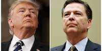 Donald Trump e o diretor do FBI James Comey  Foto: Reuters