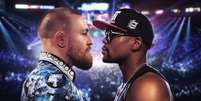 Montagem de Conor McGregor x Floyd Mayweather circula na internet  Foto: Reprodução / LANCE!