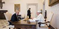 Papa Francisco se reuniu com Trump em particular por 27 minutos.  Foto: Reuters