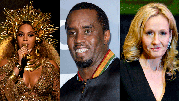 Beyonce, Sean Combs, JK Rowling  Foto: BBC News Brasil