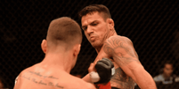 Rafael dos Anjos venceu Tarec Saffiedine na decisão dos juízes  Foto: Reprodução/UFC / LANCE!