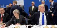 Theresa May e Donald Trump  Foto: BBC News Brasil