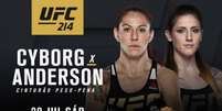 Cris Cyborg e Megan Anderson disputam o título no UFC 214  Foto: Divulgação/UFC / LANCE!