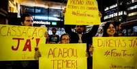 Manifestantes na avenida Paulista  Foto: BBC News Brasil