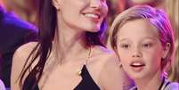 Shiloh, de 11 anos, filha de Angelina Jolie e Brad Pitt, começou o tratamento para mudança de sexo  Foto: Getty Images / PurePeople