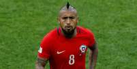 Arturo Vidal, do Chile, foi o jogador que mais chutou ao gol: o meia arriscou 18 chutes, com 7 indo em direção ao gol, marcando apenas uma vez.  Foto: Reuters / LANCE!