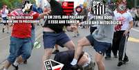 As melhores zoeiras do cl&aacute;ssico SanS&atilde;o  Foto: Reprodu&ccedil;&atilde;o / Humor Esportivo