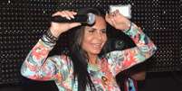 Gretchen dançou o hit 'Paradinha', da cantora Anitta, durante TVZ Ao Vivo, do Multishow, nesta quarta-feira, 12 de julho de 2017  Foto: AGNews / PurePeople