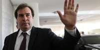 Presidente da C&acirc;mara dos Deputados, Rodrigo Maia, em Bras&iacute;lia  Foto: Reuters