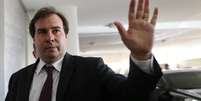 Presidente da Câmara dos Deputados, Rodrigo Maia, em Brasília  Foto: Reuters