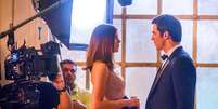 Grava&ccedil;&atilde;o de cena de &lsquo;Pega Pega&rsquo;: as tramas da Globo fizeram as pazes com os noveleiros.  Foto: Paulo Belote/TV Globo / Sala de TV