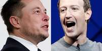 Elon Musk e Mark Zuckerberg  Foto: Montagem / Reuters