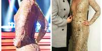 Xuxa, ao lado de MichellyX: vestido bordado com cristais na estreia da 2ª temporada de Dancing Brasil (Fotos: Reprodução/Instagram)  Foto: Elas no Tapete Vermelho