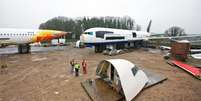 Empresa britânica lucra ao desmontar aeronaves aposentadas dos céus   Foto: BBCBrasil.com