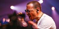Chester Bennington, vocalista do Linkin Park, foi encontrado morto em sua casa, em Los Angeles.  Foto: Rich Fury / Getty Images