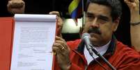 Nicolás Maduro apresentou as bases para a eleição da Assembleia Constituinte, rejeitada pela oposição   Foto: BBC News Brasil