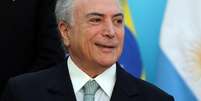 Temer sorri durante evento do Mercosul em Mendoza
 21/7/2017    REUTERS/Marcos Brindicci  Foto: Reuters