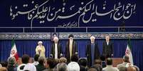 Rouhani criticou san&ccedil;&otilde;es dos EUA ao tomar posse  Foto: Deutsche Welle