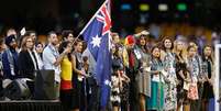 Uma cerimônia de cidadania que aconteceu em Melbourne em janeiro  Foto: BBC News Brasil