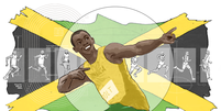 Até perder final dos 100m em Londres, Bolt tinha participado de 142 corridas e vencido 135 de 100m e 200m   Foto: BBC News Brasil