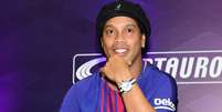 Ronaldinho Gaúcho durante evento em São Paulo  Foto: FERNANDO DANTAS/Gazeta Press