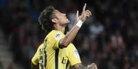 Neymar comemora gol marcado pelo PSG  Foto: AFP / LANCE!