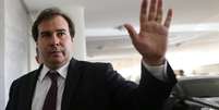 Presidente da Câmara dos Deputados, Rodrigo Maia, no Congresso Nacional, em Brasília   Foto: Reuters