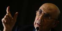 Ministro da Fazenda, Henrique Meirelles, durante coletiva de imprensa em Brasília 15/08/2017 REUTERS/Adriano Machado  Foto: Reuters