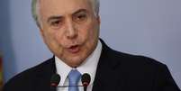 Temer faz discurso no Palácio do Planalto
 2/8/2017    REUTERS/Adriano Machado   Foto: Reuters