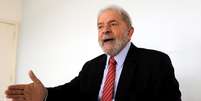 Ex-presidente Luiz Inácio Lula da Silva durante entrevista à Reuters na cidade alagoana de Penedo
  Foto: Reuters