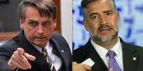 Montagem com os retratos dos deputados Jair Bolsonaro (PSC-RJ) e Paulo Pimenta (PT-RS)  Foto: BBC News Brasil